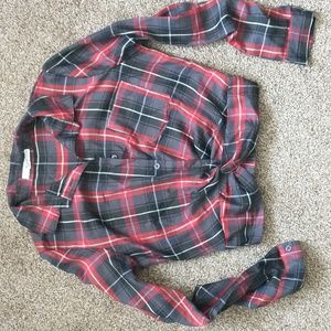 Plaid crop top